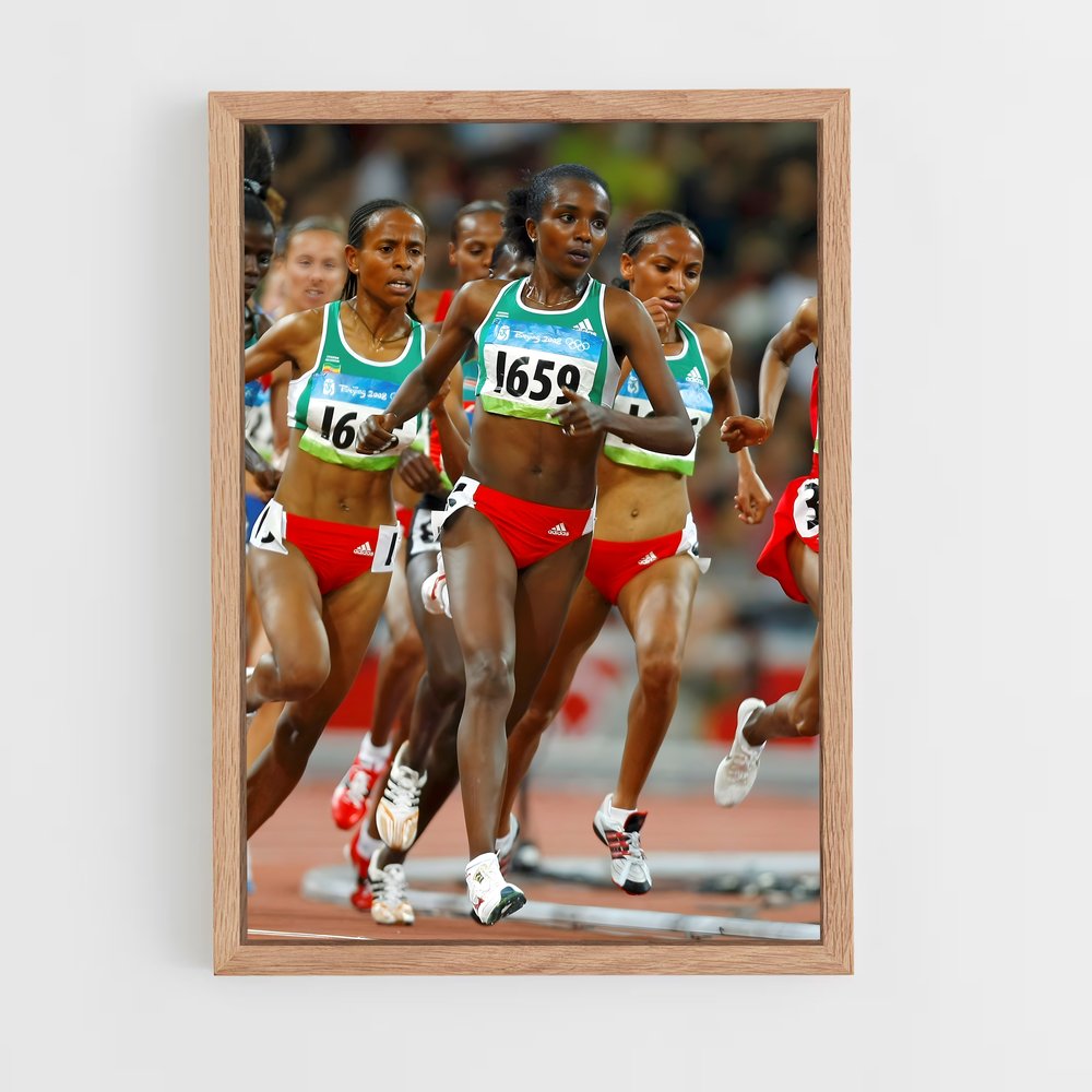 Poster Équipe de Relais – affiche Athlétisme (vue 4)